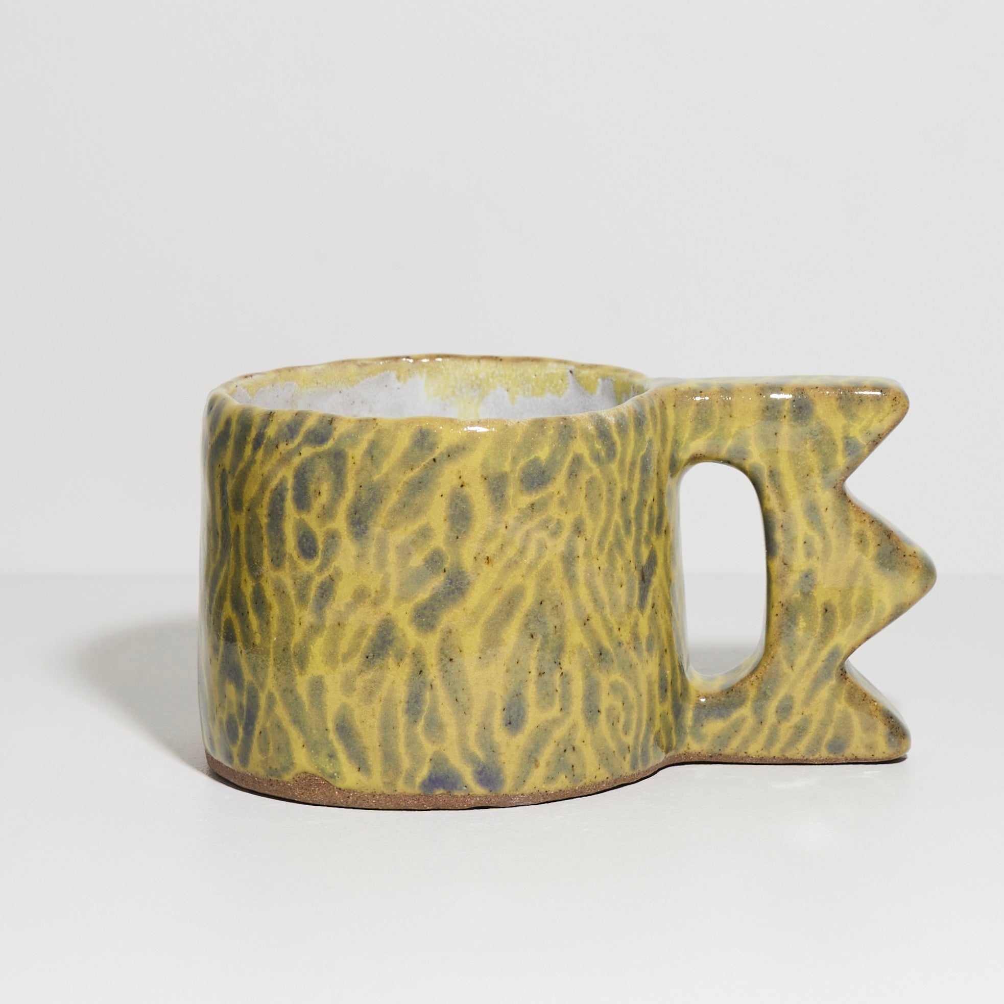 Mug with Chunky Zig Zag Handle