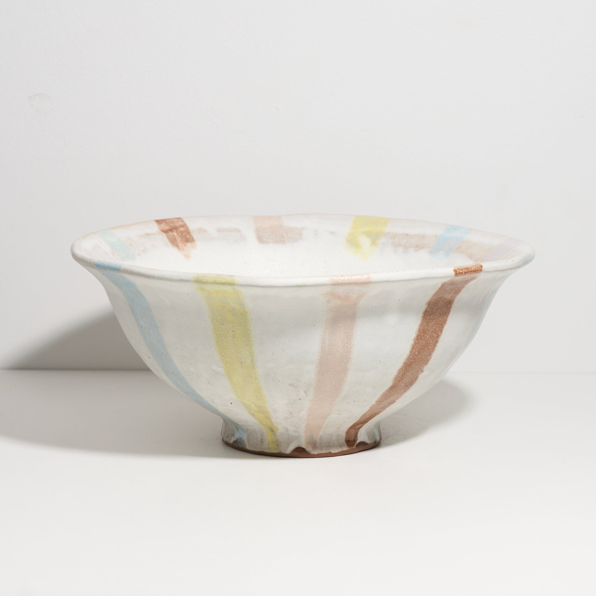 Bowl with Pastel stripes
