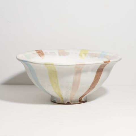 Bowl with Pastel stripes
