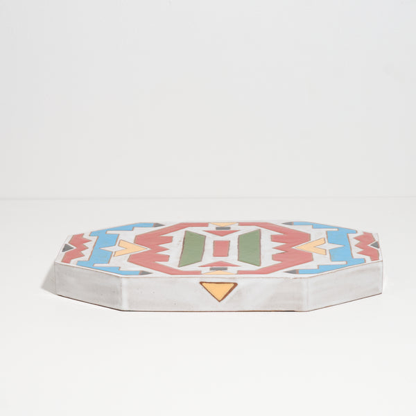 Small Octagonal Pedestal (Carpet design)