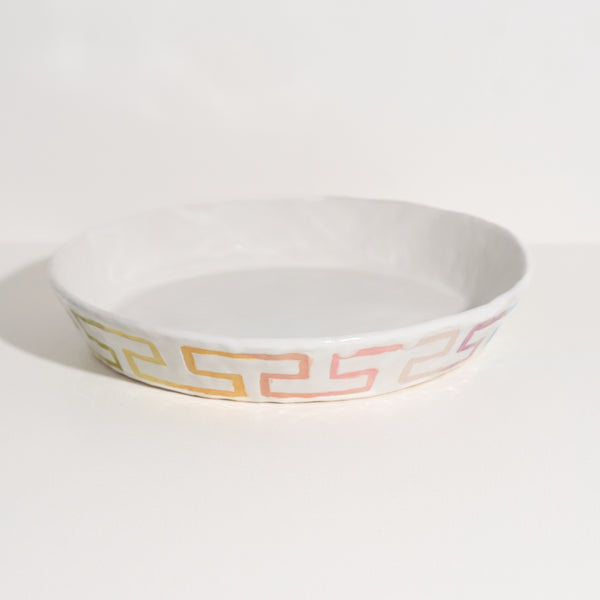 Plate with Ombre Design