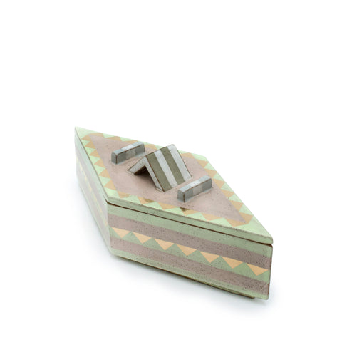 Diamond Shaped Lidded Box