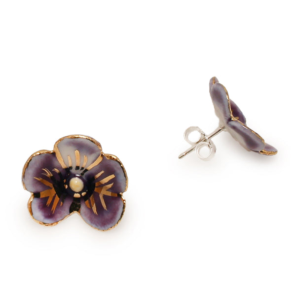 New Brunswick Purple Violet Earrings