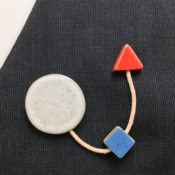 Floating Square Brooch